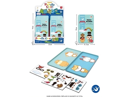 Imagen de A.Juegos magneticos para llevar viste animalito