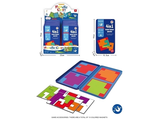 Imagen de A.Juegos magneticos para llevar 4 en 1