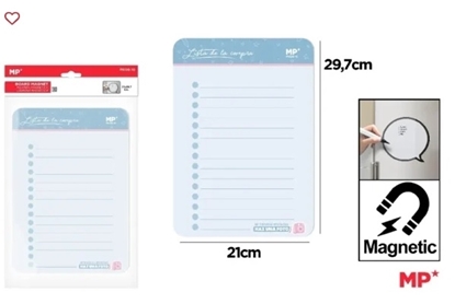 Imagen de Lista de compras magnetica a4 main paper