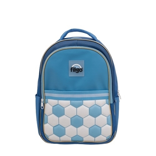 Imagen de Filgo mochila starpak 18¨ - futbol celeste-blanco