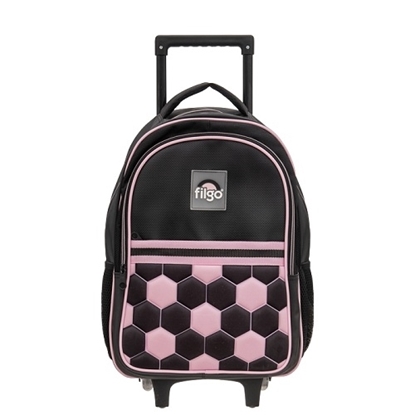 Imagen de Filgo mochila starpak 18¨ carrito - futbol rosa-negro