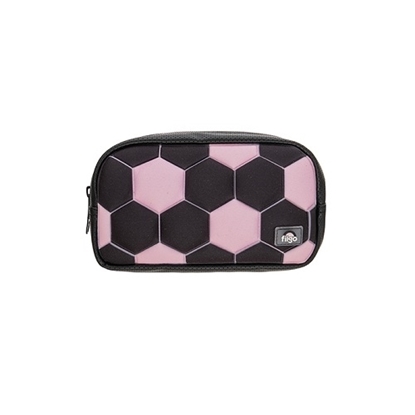 Imagen de Cartuchera Filgo starpak pouch - futbol rosa - negro