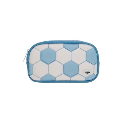 Imagen de Cartuchera Filgo starpak pouch - futbol celeste - blanco