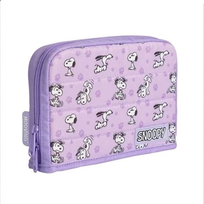 Imagen de Cartuchera mooving snoopy rectangular slim