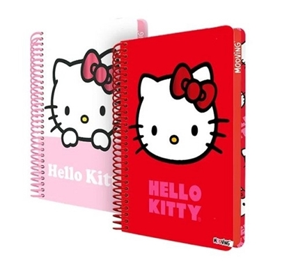 Imagen de Cuaderno mooving hello kitty 96hojas
