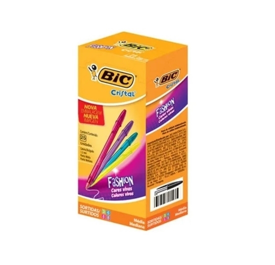 Imagen de Bic Cristal fashion 1.2mm 25 unidades