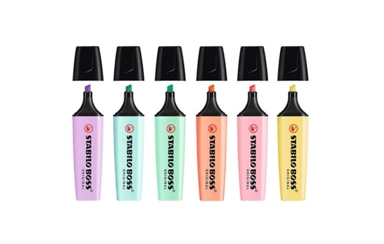 Imagen de Marcador Fluo stabilo boss pastel
