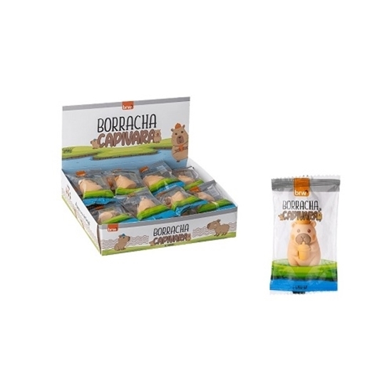 Imagen de Brw goma de borrar capibara- display 24 unidades