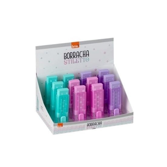 Imagen de Goma stiletto Brw - display 12 unidades-