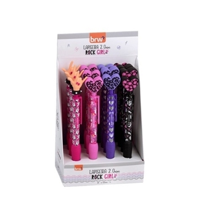 Imagen de Portamina Brw 2mm rock girl- display 12 unidades