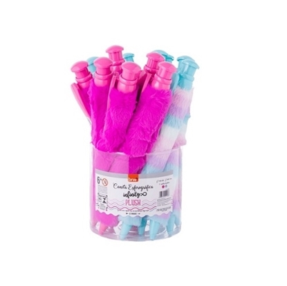 Imagen de Boligrafo 1.0mm infinity plush pote 12 unidades**