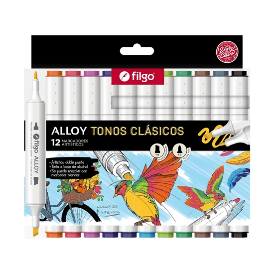 Imagen de Marcador Filgo artistico alloy tonos clasicos