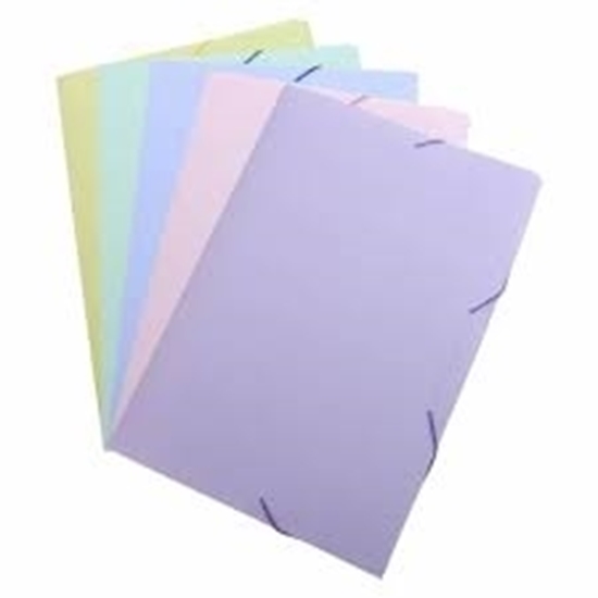 Imagen de Carpeta c/elastico a4 plastica pastel