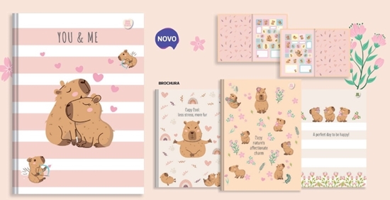 Imagen de Cuadernola cosida 80h capibara animativa