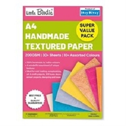 Imagen de Papel texturizado a4 little birdie 30 hojas 200 g