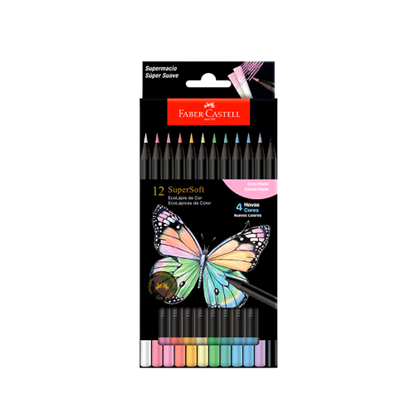 Imagen de Color faber x12 supersoft pastel