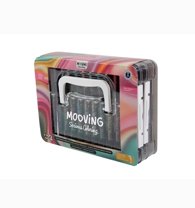 Imagen de Marcadores mooving acrilicos metalicos caja 24 uni