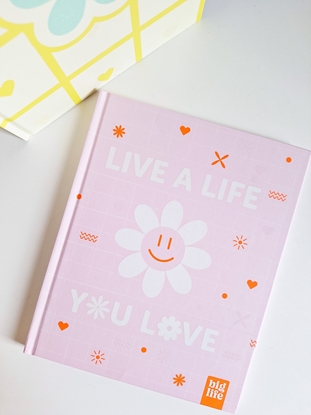 Imagen de Cuaderno big life 19 x 23 cosido sweet rayado