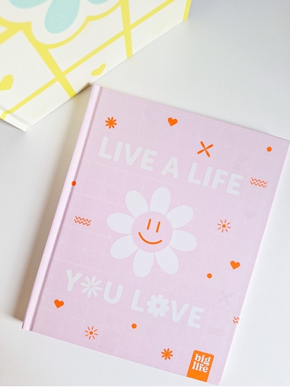 Imagen de Cuaderno big life 19 x 23 cosido sweet rayado