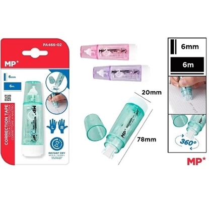 Imagen de Corrector en cinta main paiper 6 mm x 6 mt