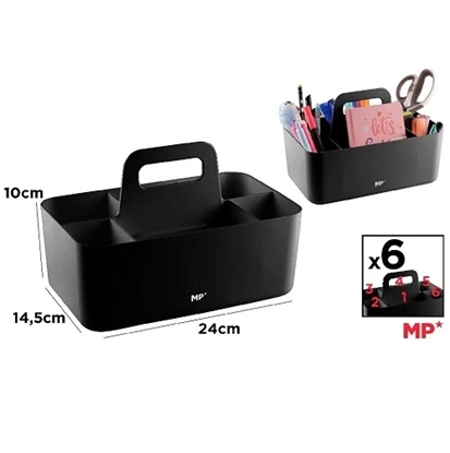 Imagen de Organizador de escritorio main paper negro