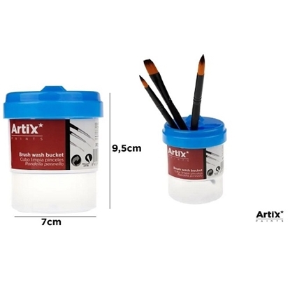 Imagen de Vaso limpia pincel artix