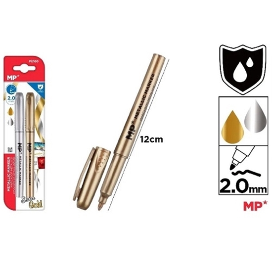 Imagen de Marcador metalizado 2.0 main paper oro