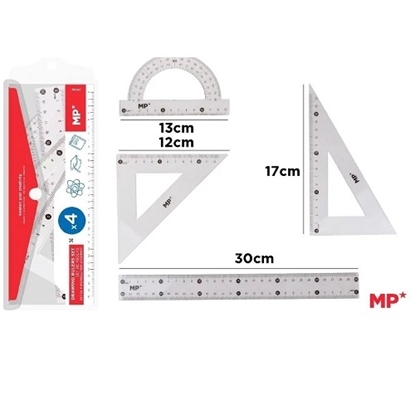 Imagen de Juego de geometria  30cm main paper