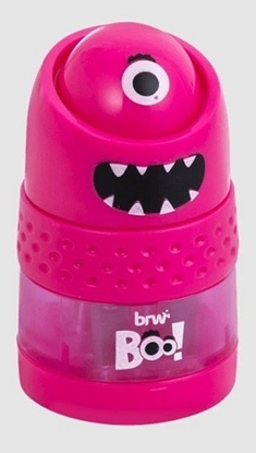 Imagen de Brw sacapunta plastico con goma - boo - display 12 un