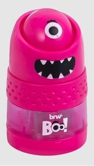 Imagen de Brw sacapunta plastico con goma - boo - display 12 un
