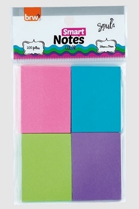 Imagen de Brw notas autoadhesivas 38x51mm - 50 hojas- 4 block