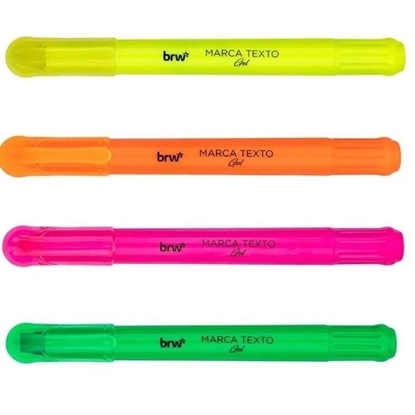 Imagen de Brw resaltador en gel blister 4 colores