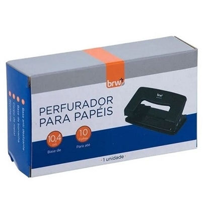 Imagen de Perforadora metal BRW hasta 10 hojas