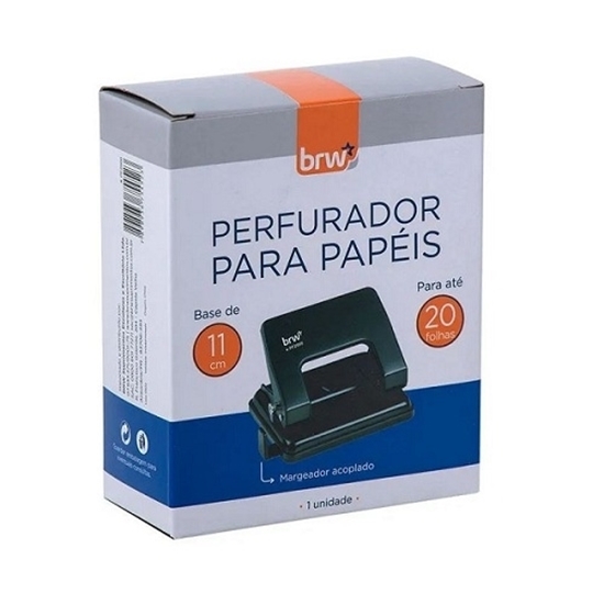 Imagen de Perforadora metal BRW hasta 20 hojas
