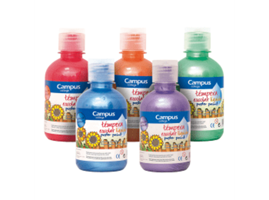 Imagen de Tempera campus metalica solubre en agua 250 ml