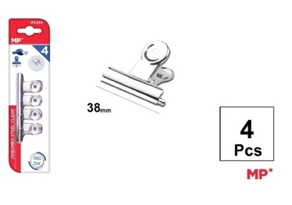 Imagen de Clip bull dog 38mm  main paper x 4 unidades