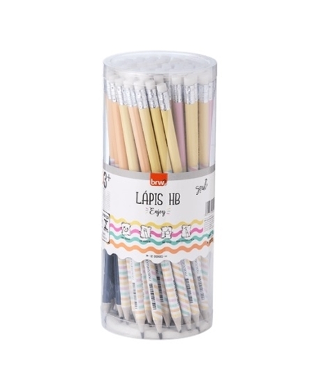 Imagen de Lapiz con goma Brw enjoy- pote 72 unidades