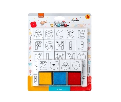 Imagen de Sello Brw goma eva - alfabeto - 32 piezas