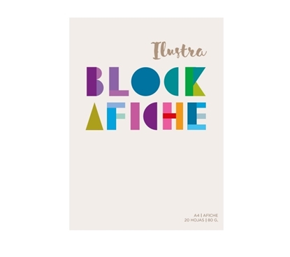 Imagen de Block afiche a4  ilustra 20hojas