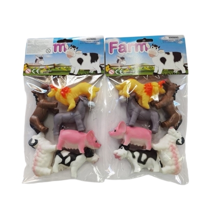 Imagen de a.Animales baby soft granja 6 unidades           /72