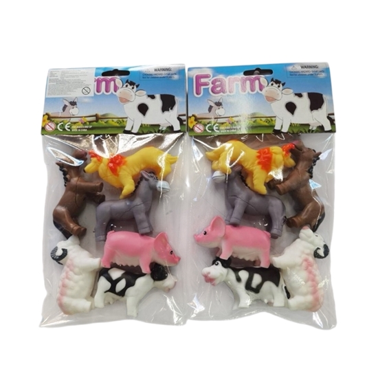 Imagen de a.Animales baby soft granja 6 unidades           /72