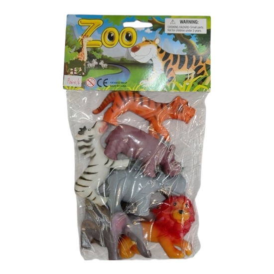 Imagen de A.Animales baby soft selva 6 unidades           /72