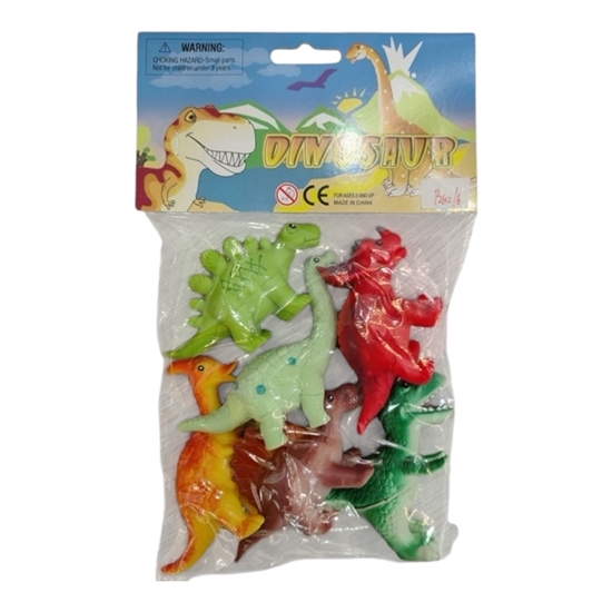 Imagen de A.Animales baby soft dino 6 unidades           /72