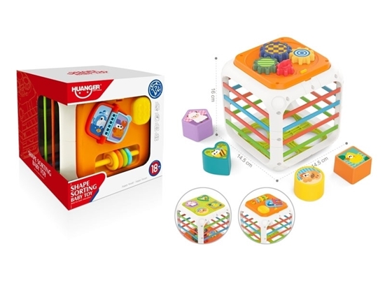 Imagen de a.Primera infancia cubo didactico para embocar