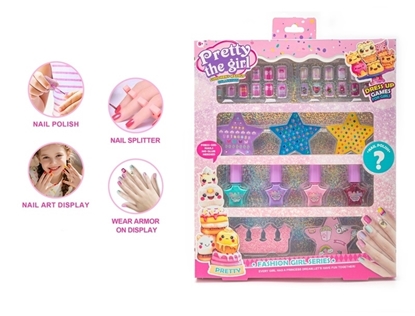 Imagen de a.Cosmetico set de uñas esmaltes brillos /72