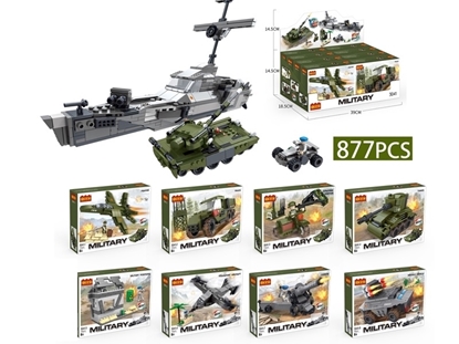 Imagen de Blokes cogo para armar vehiculos Militar    /96