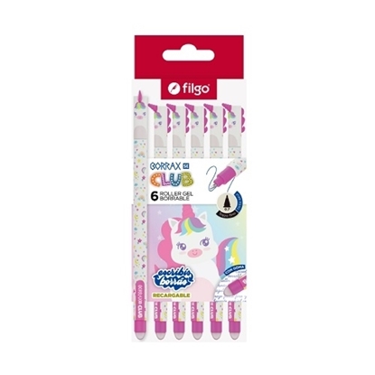 Imagen de Filgo roller gel borrable borrax se club - caja 6