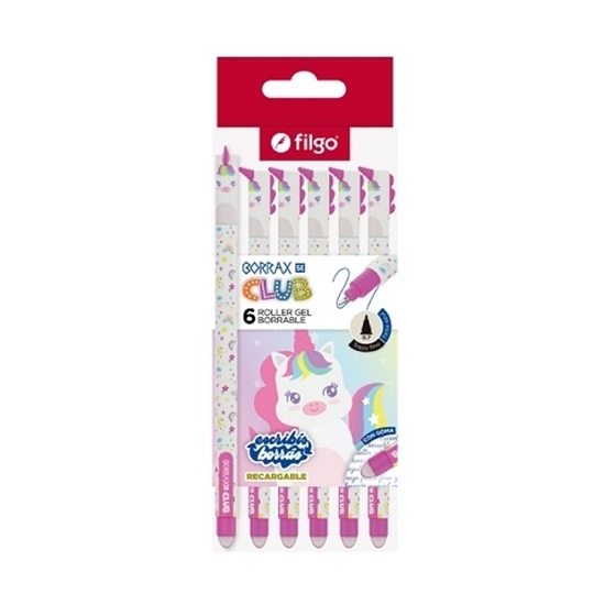 Imagen de Filgo roller gel borrable borrax se club - caja 6
