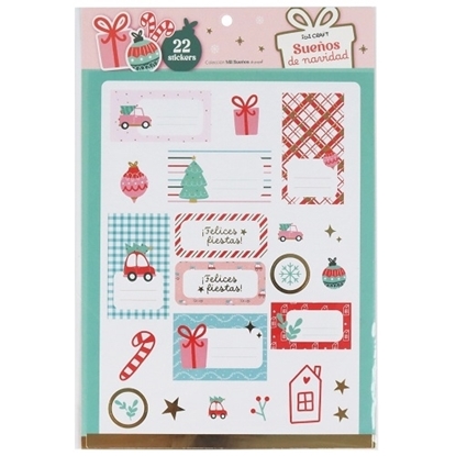 Imagen de Set de 22 stickers autoadhesivos ibi craft