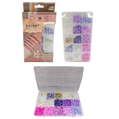 Imagen de Set de cuentas violeta 700 piezas ibi craft